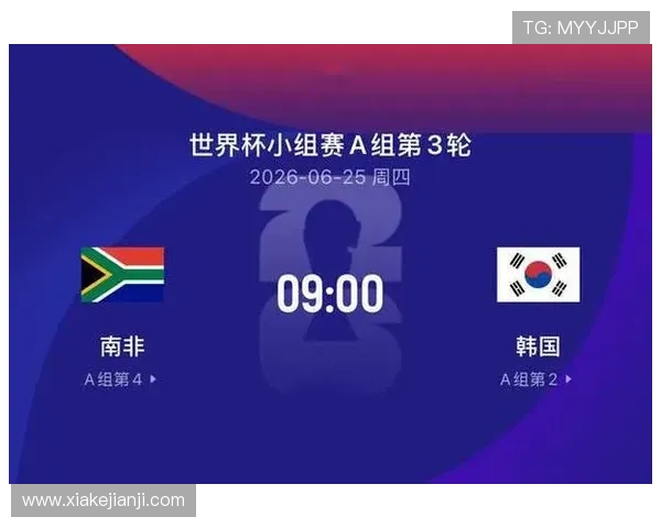 南非与韩国在世界杯小组赛中的关键比赛对决及影响分析